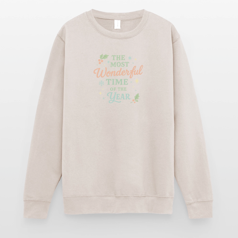 Unisex Pullover "The Most Wonderful Time" - Sand