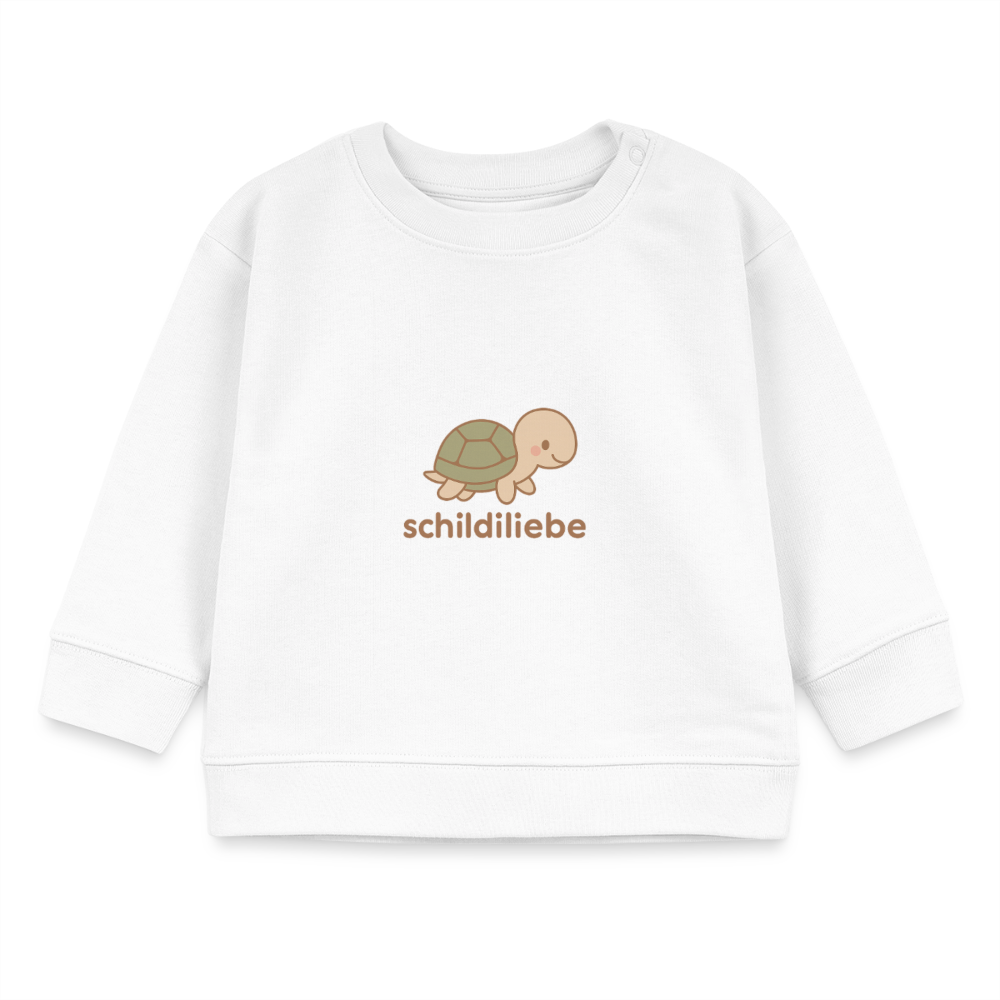 Bio-Sweatshirt "Schildkröte" - Weiß