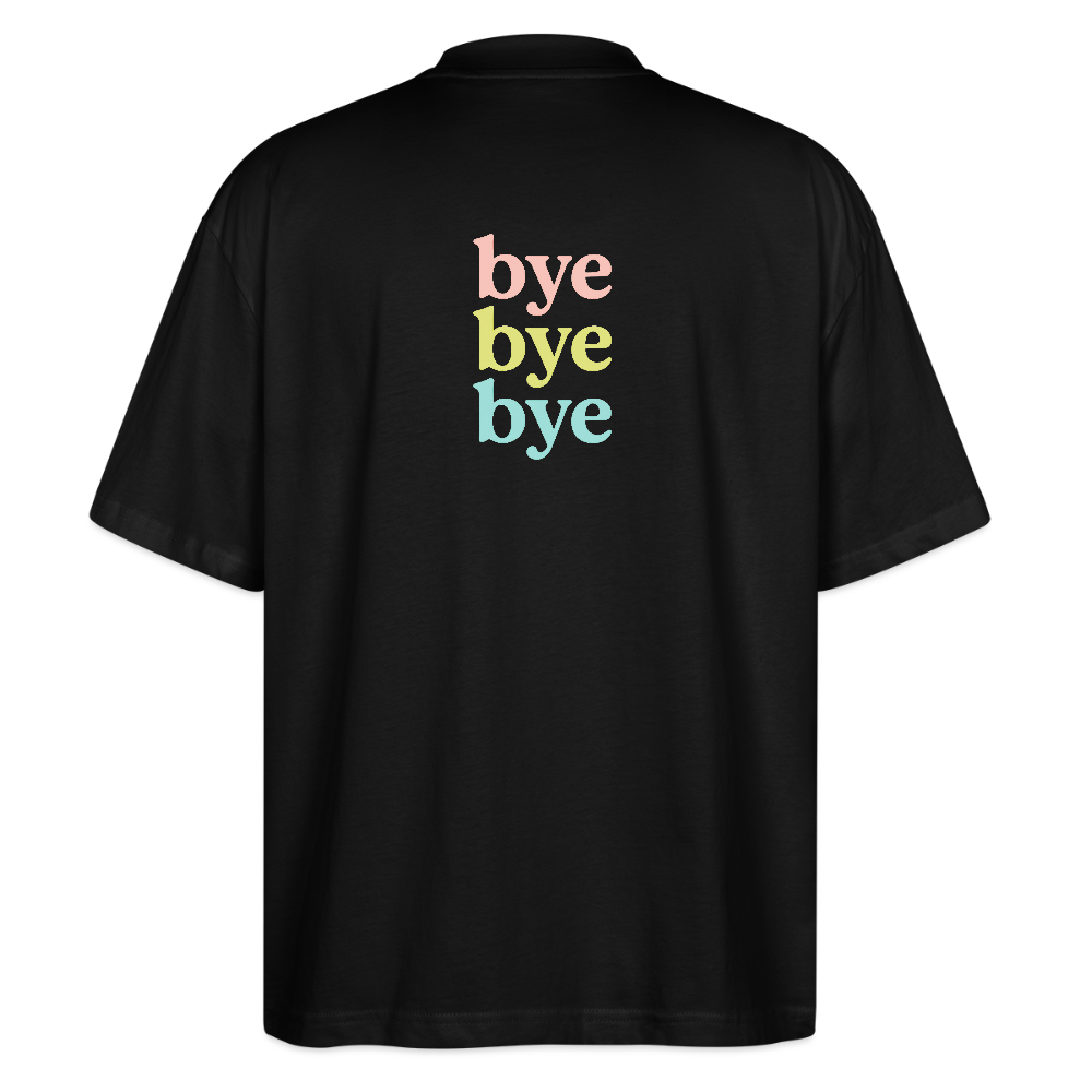 Oversized Shirt "N'SYNC bye" - Schwarz