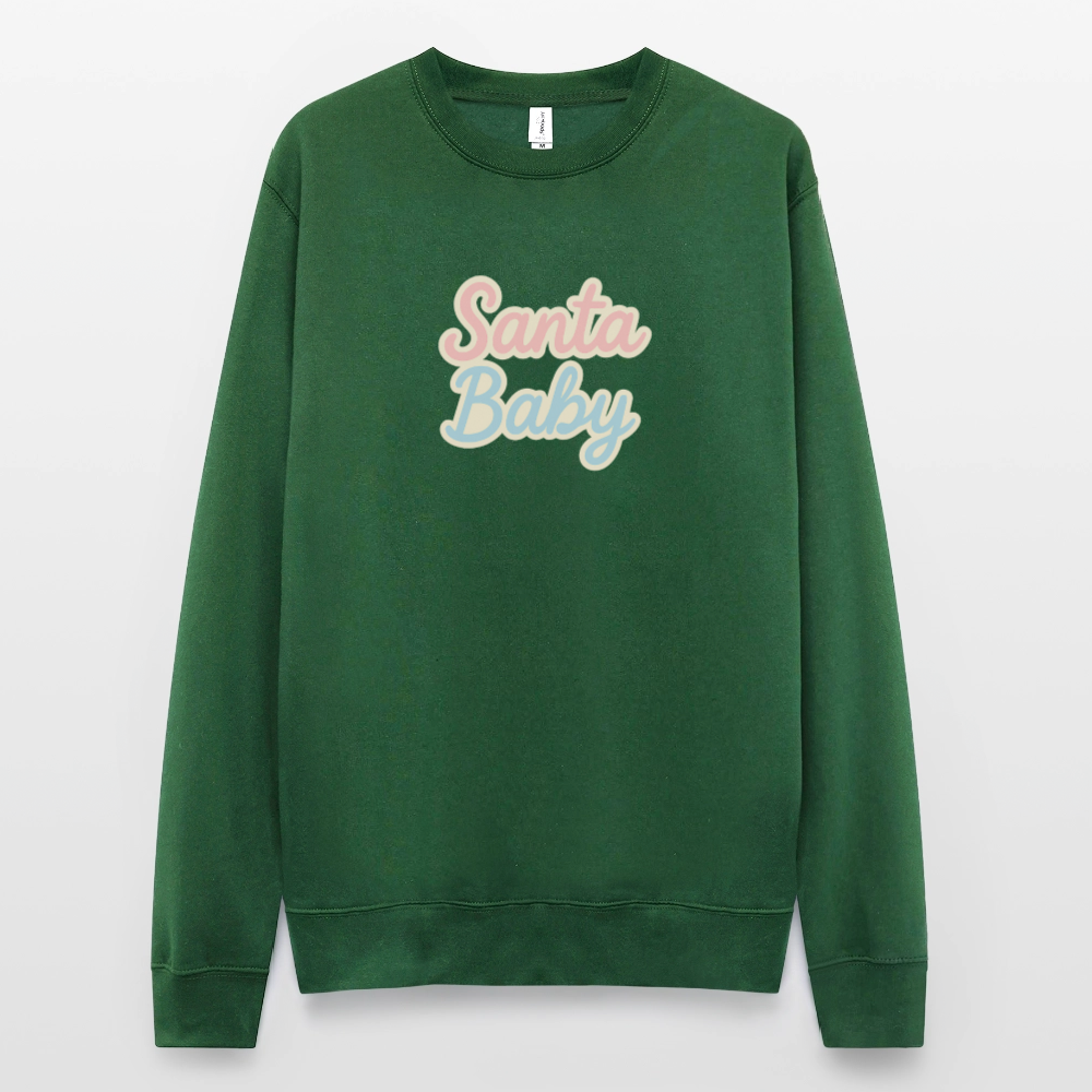 Unisex Pullover "Santa Baby" - Grün