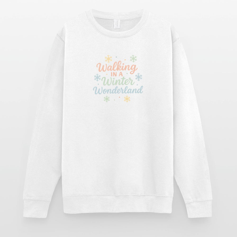 Unisex Pullover "Winter Wonderland" - Weiß