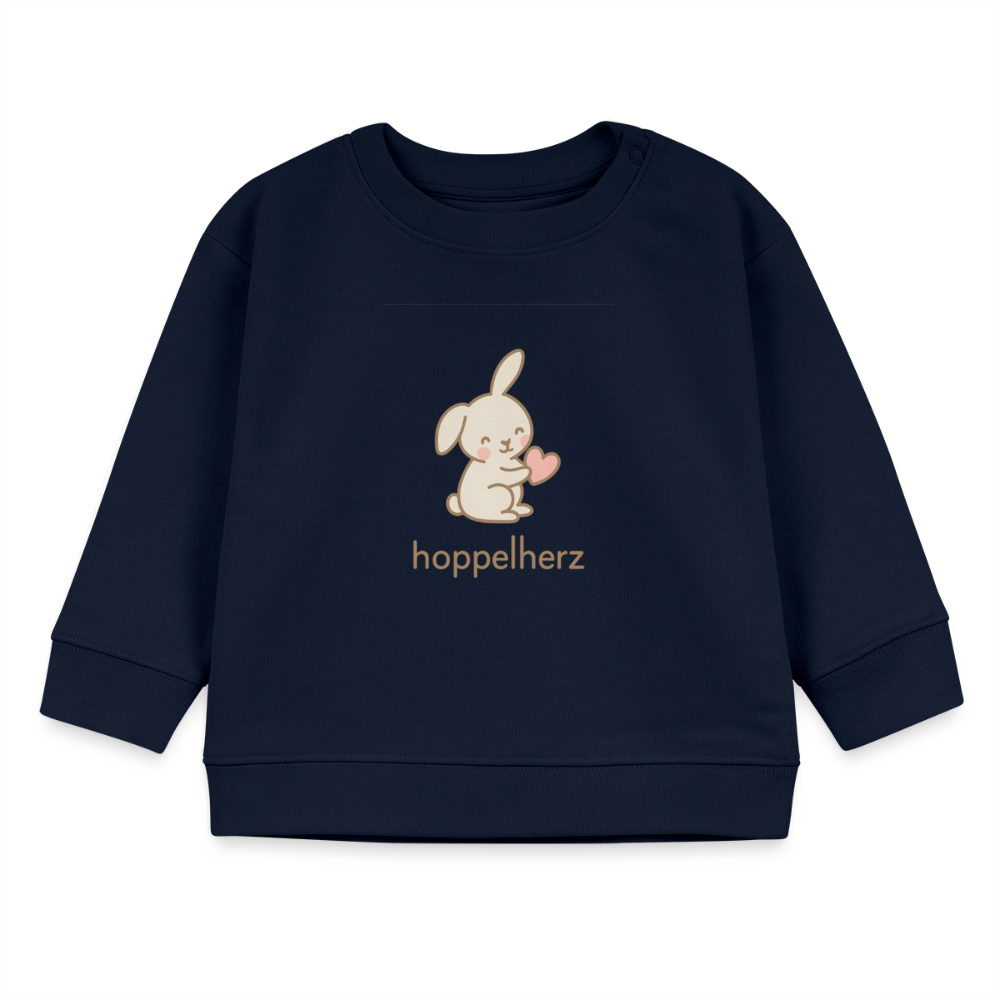 Bio-Sweatshirt "Hase" - Navy