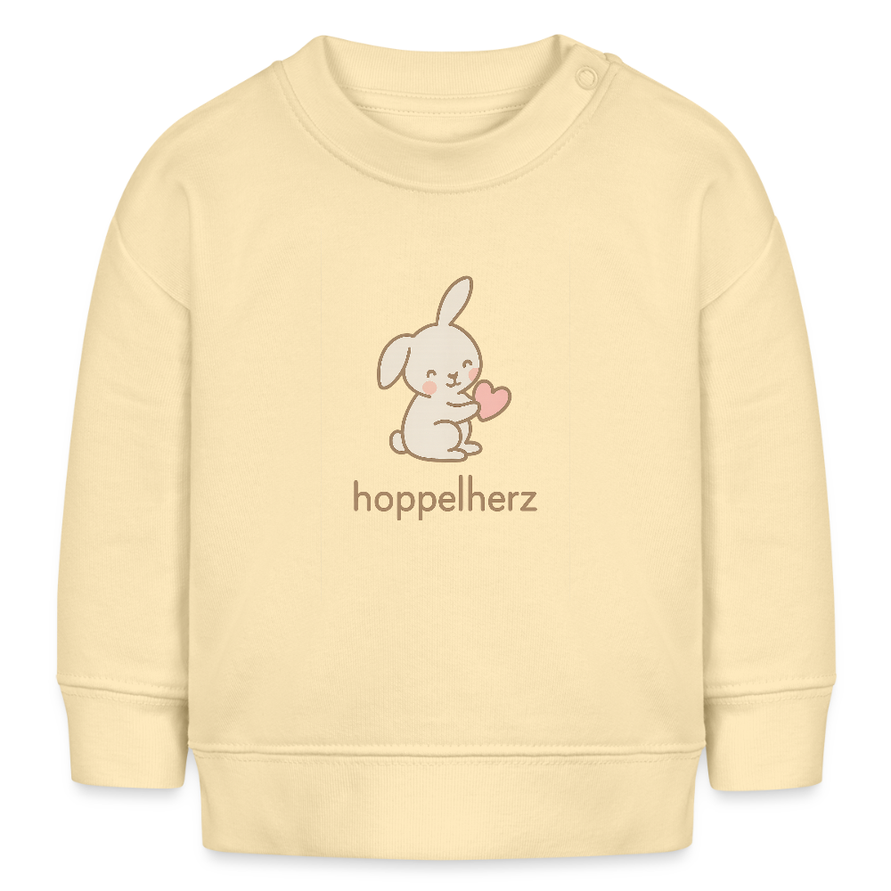 Bio-Sweatshirt "Hase" - Creme