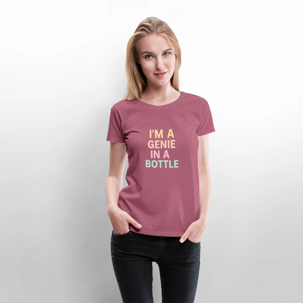 Frauen Premium T-Shirt "genie in a bottle" - Mauve