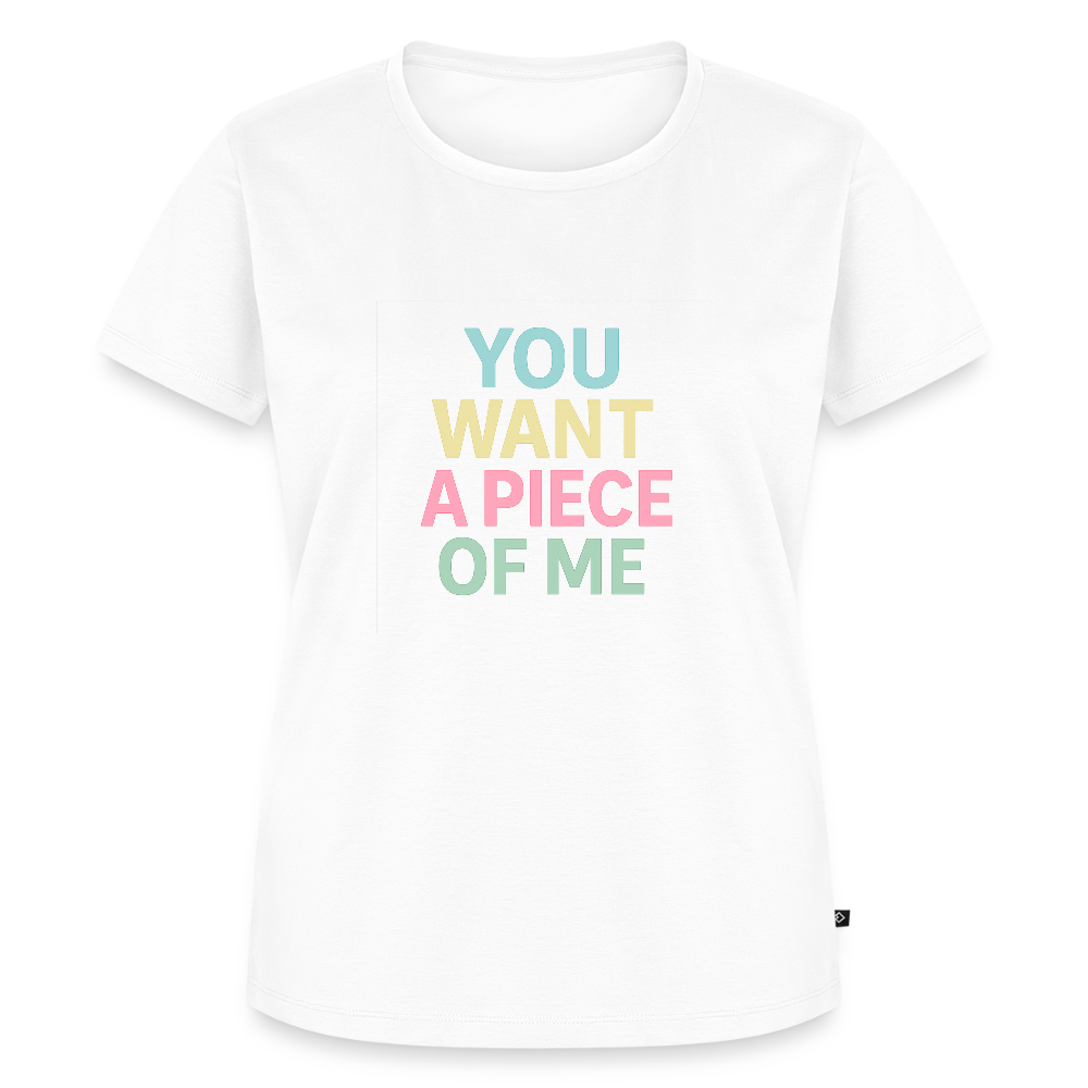Frauen Premium T-Shirt "piece of me" - Weiß