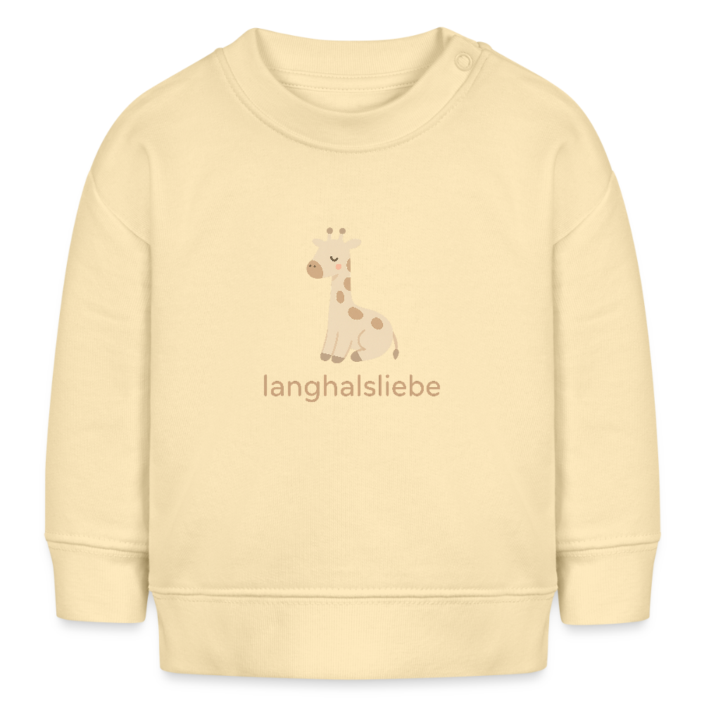 Bio-Sweatshirt "Giraffe" - Creme