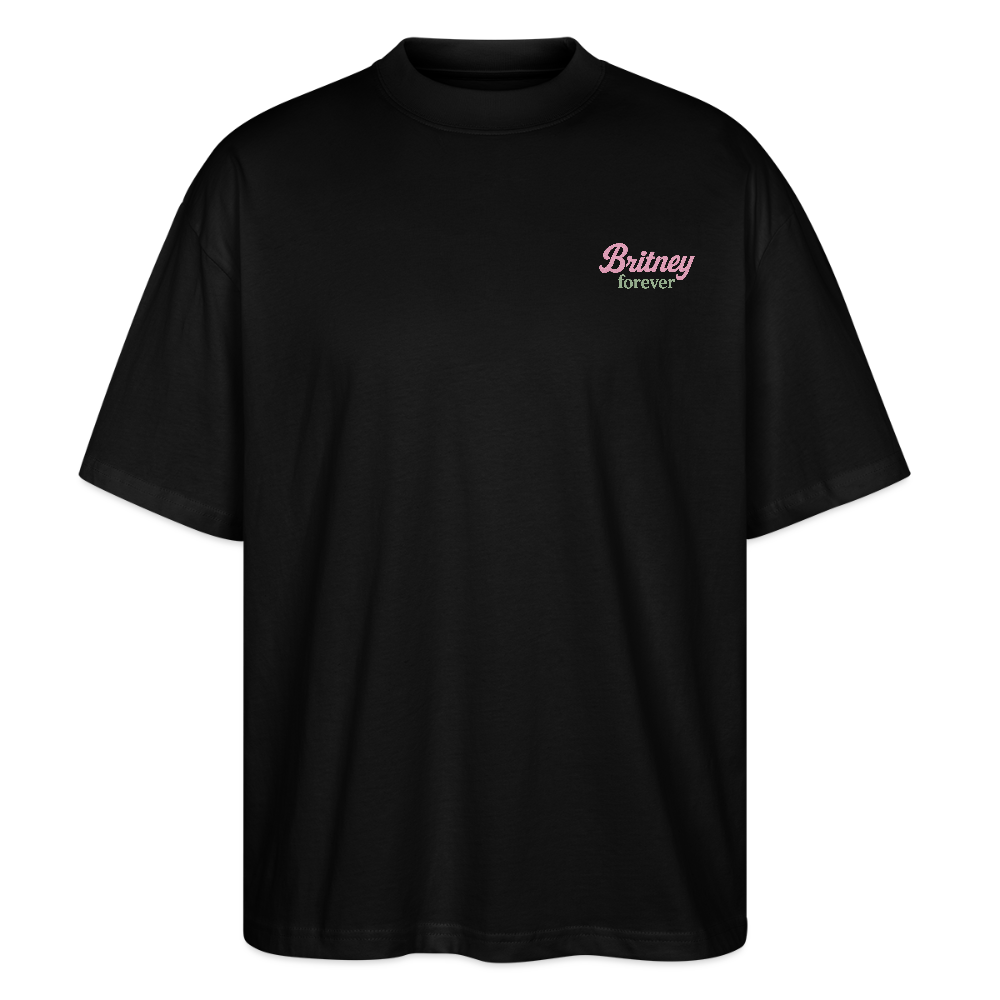 Oversized Shirt "crazy" - Schwarz