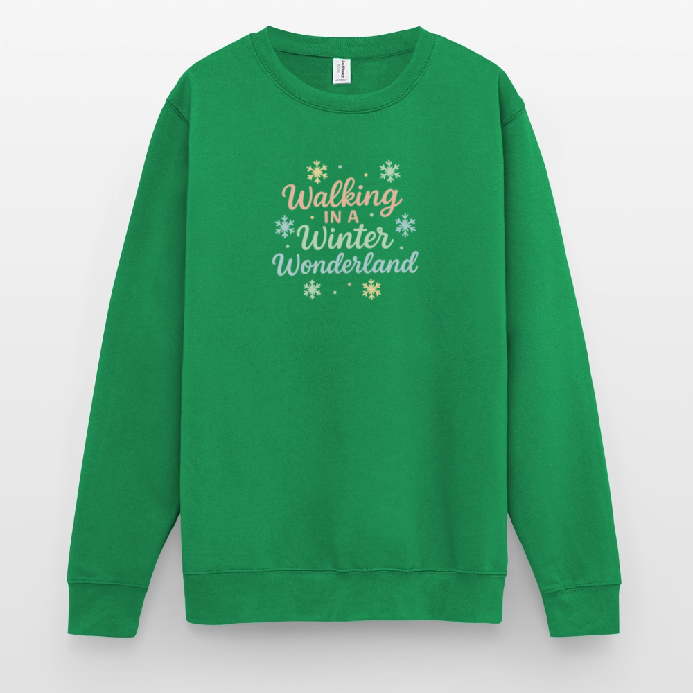 Unisex Pullover "Winter Wonderland" - Kelly Green