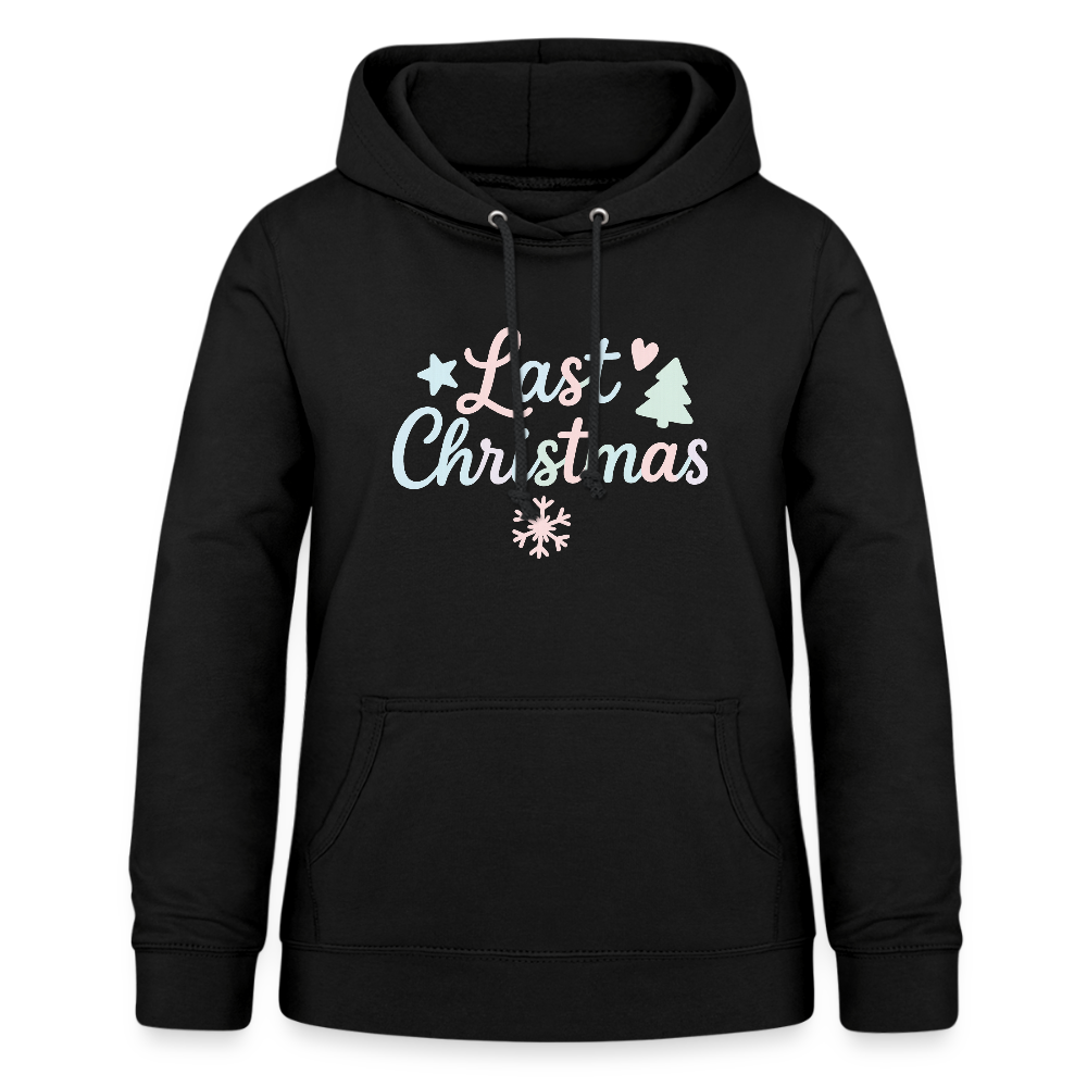 Frauen Hoodie "Last Christmas" - Schwarz