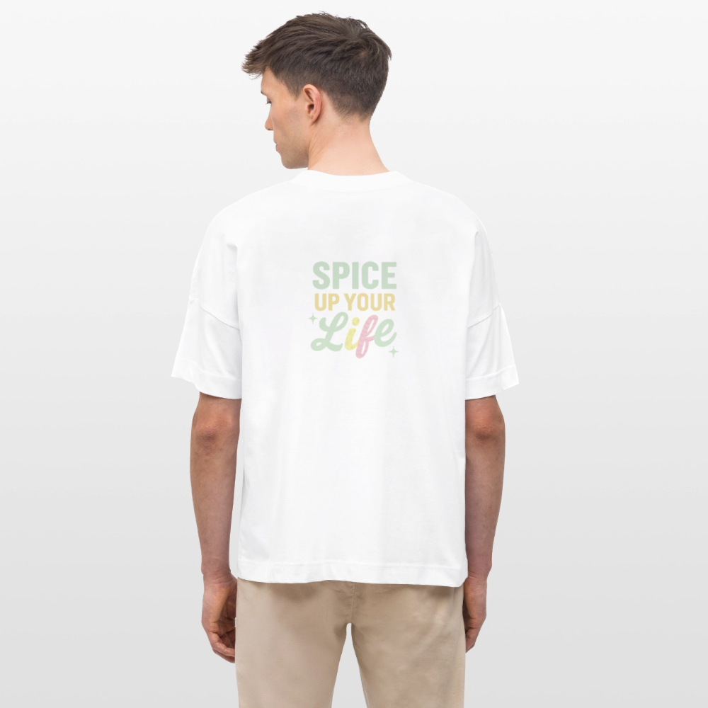 Oversized Shirt "Posh Spice" - Weiß