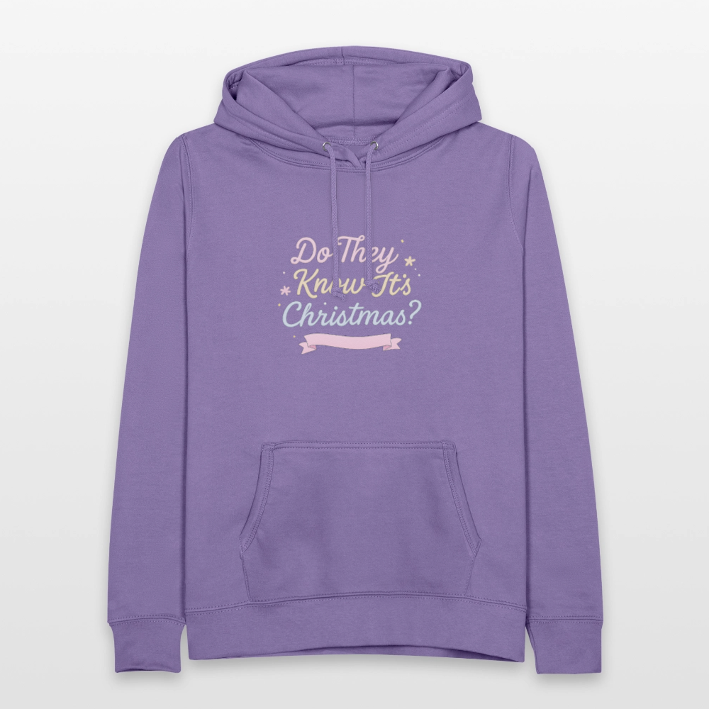 Frauen Hoodie "Do They Know It's Christmas?" - Lavendel