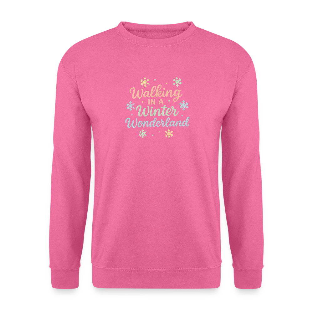 Unisex Pullover "Winter Wonderland" - Pink