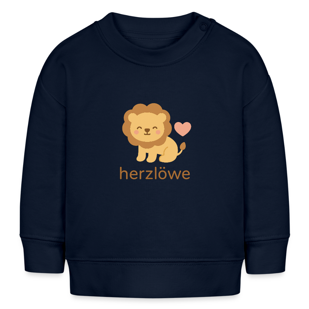 Bio-Sweatshirt "Löwe" - Navy