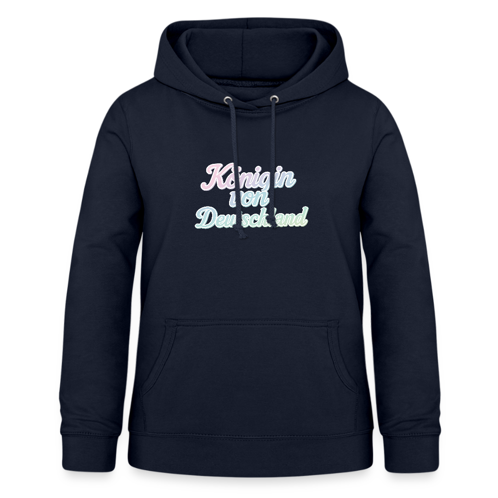 Frauen Hoodie "Königin von Deutschland" - Navy