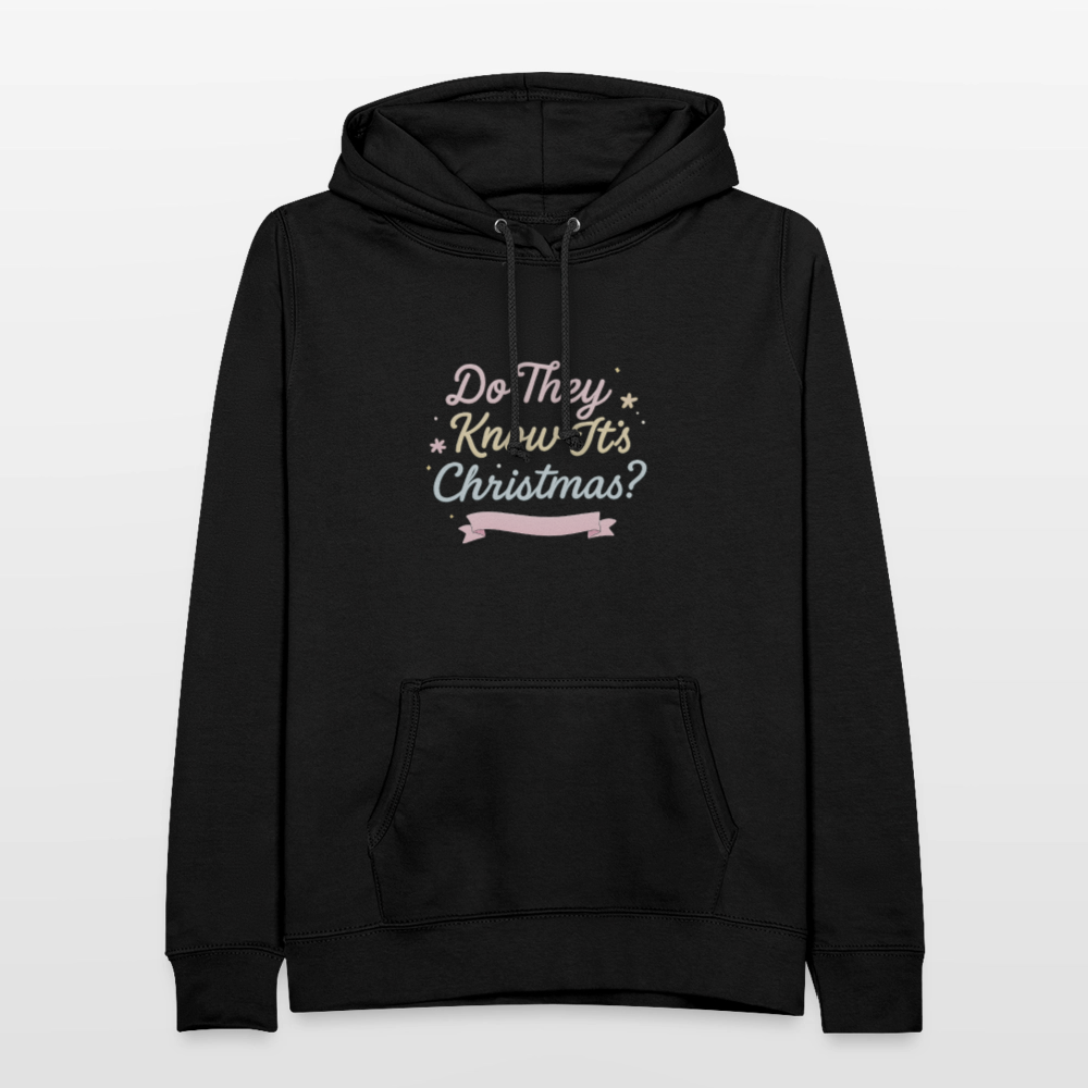 Frauen Hoodie "Do They Know It's Christmas?" - Schwarz