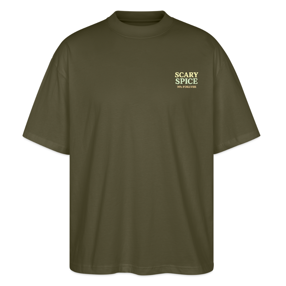 Oversized Shirt "Scary Spice" - Khaki