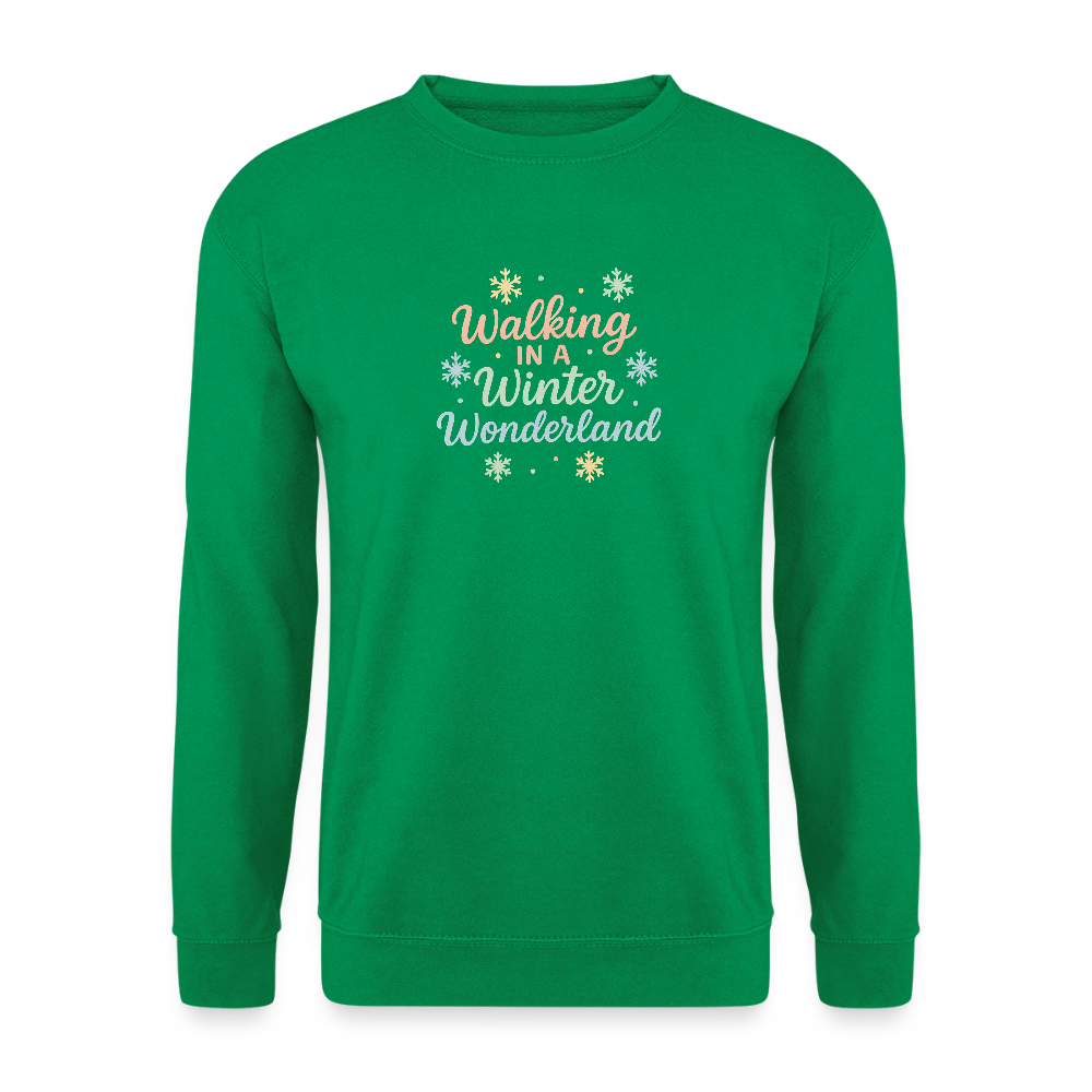 Unisex Pullover "Winter Wonderland" - Kelly Green