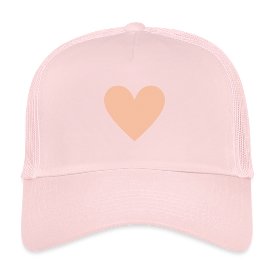 Cap "Herz" - Hellrosa