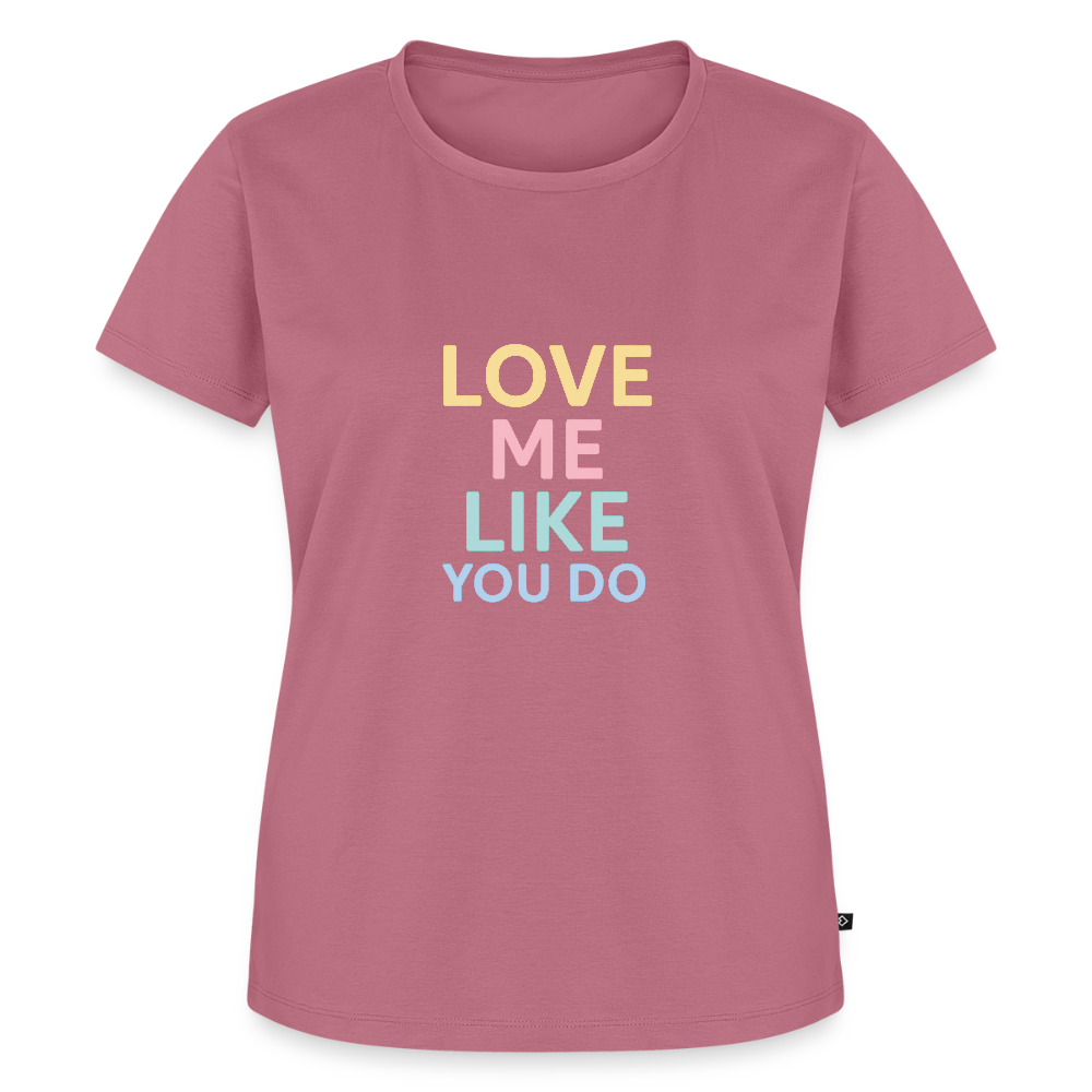 Frauen Premium T-Shirt "love me" - Mauve