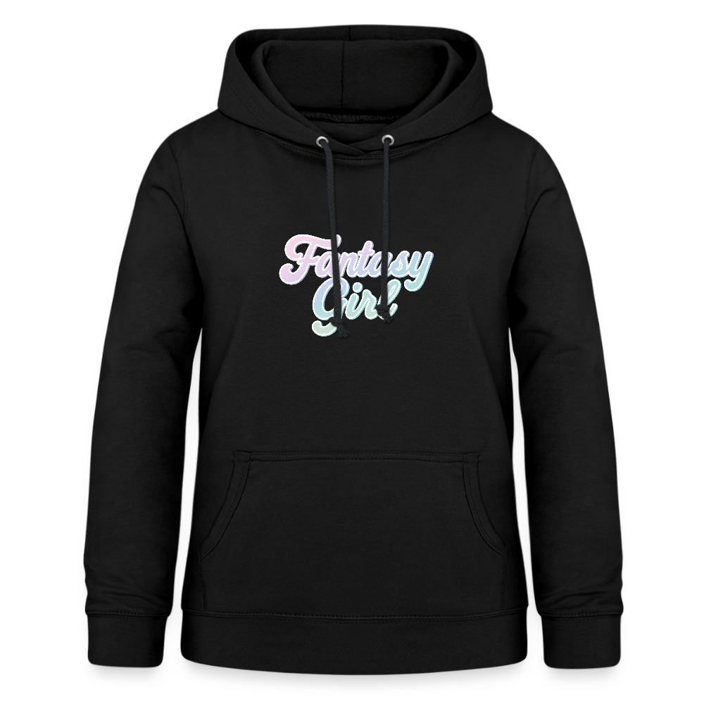 Frauen Hoodie "Fantasy Girl" - Schwarz