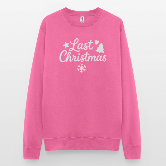 Unisex Pullover "Last Christmas" - Pink