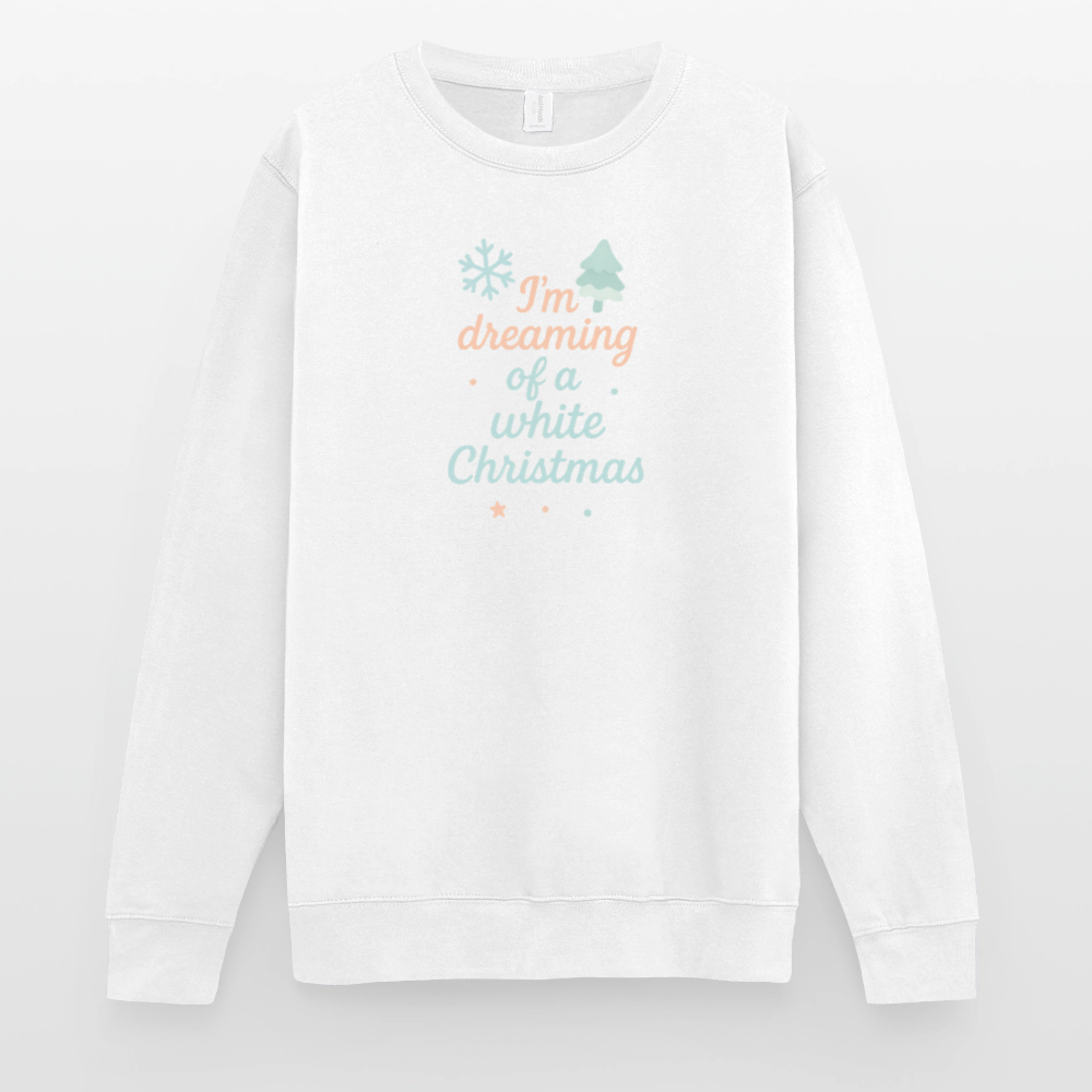 Unisex Pullover "White Christmas" - Weiß