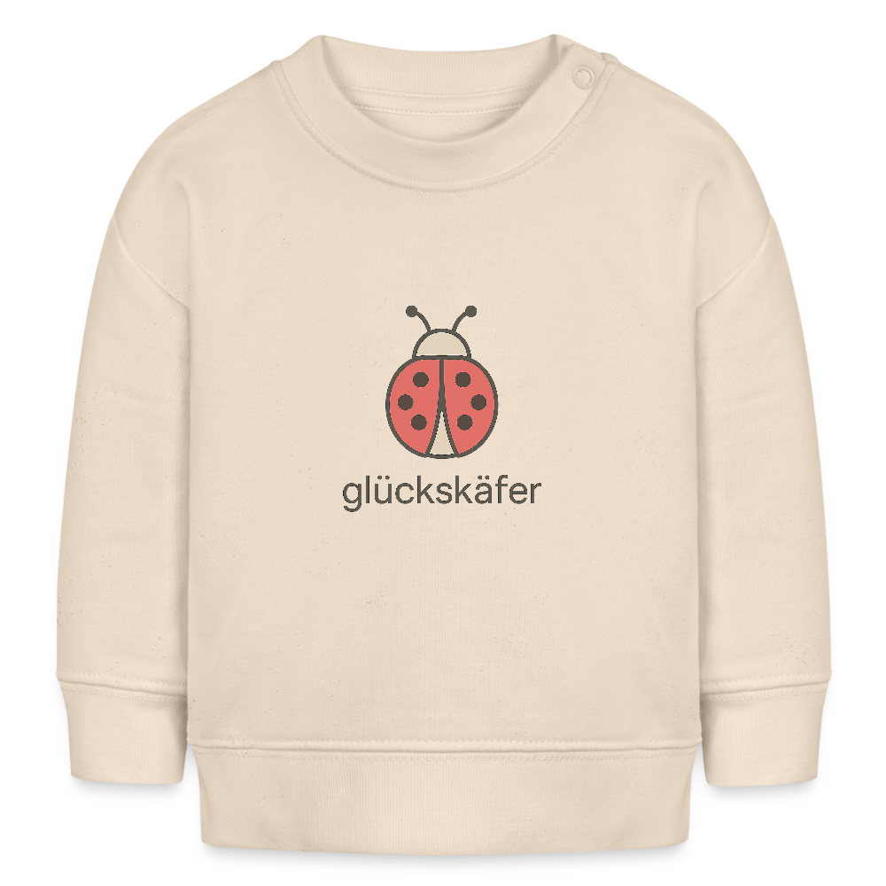 Bio-Sweatshirt "Käfer" - Weißgrau