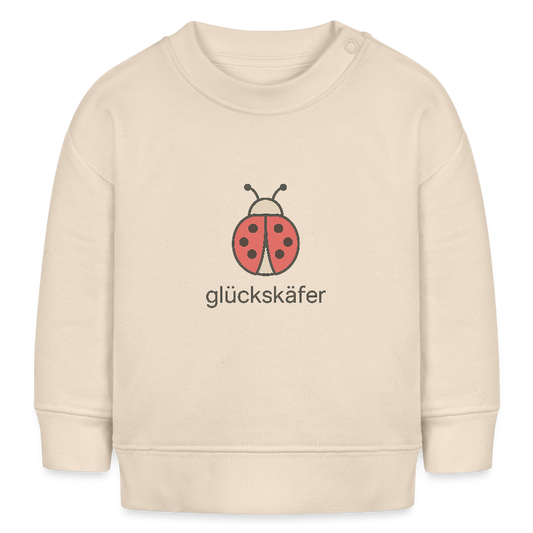 Bio-Sweatshirt "Käfer" - Weißgrau