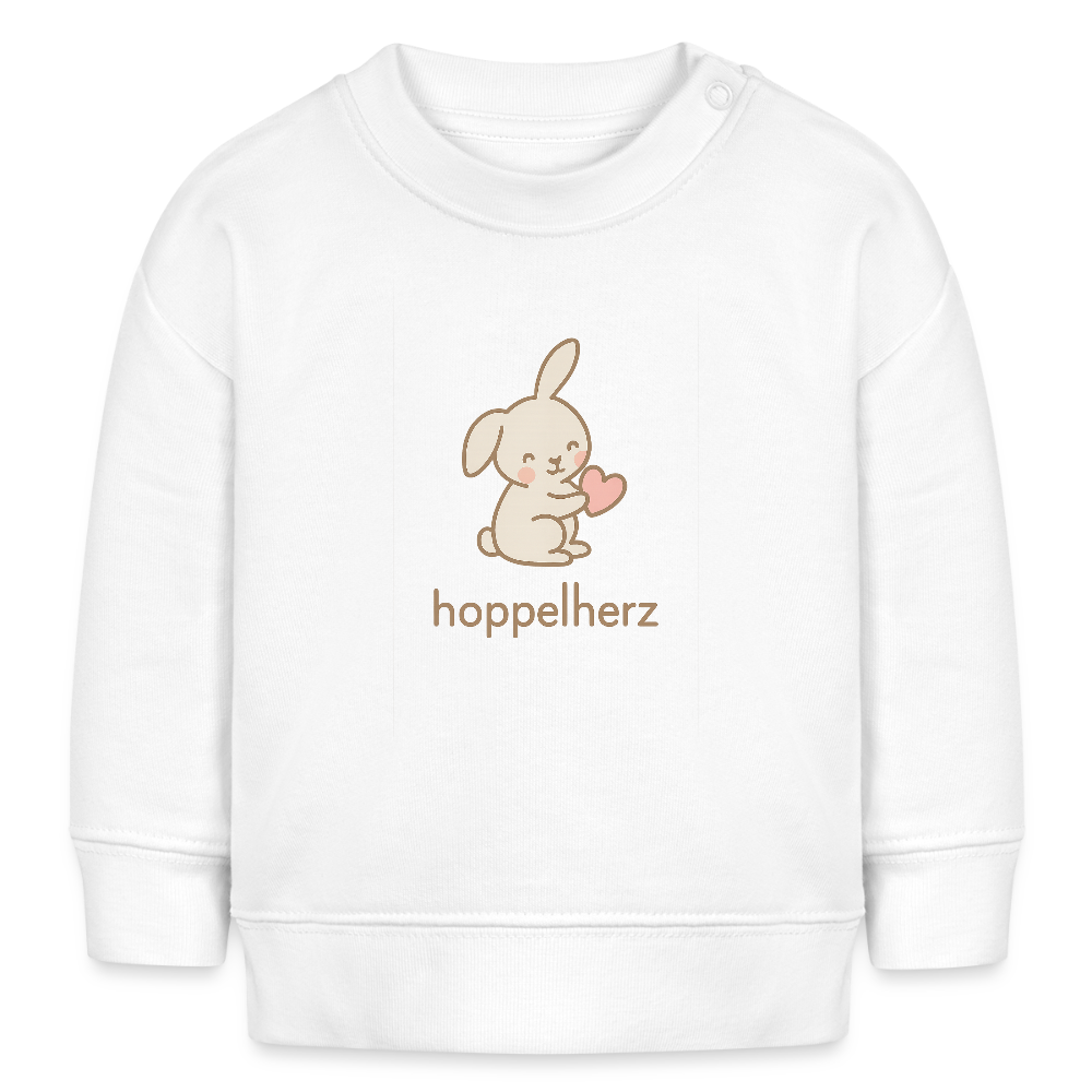 Bio-Sweatshirt "Hase" - Weiß