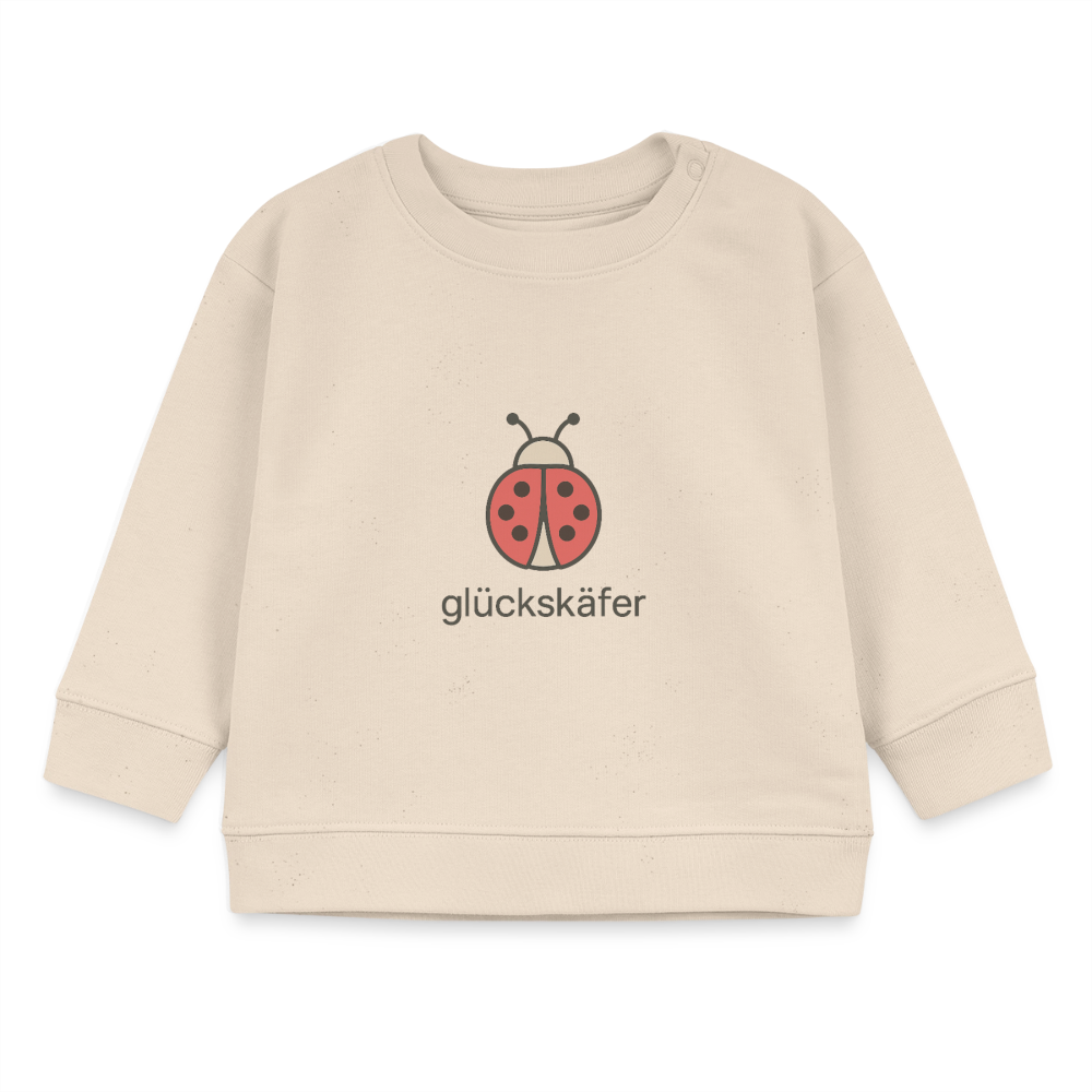 Bio-Sweatshirt "Käfer" - Weißgrau