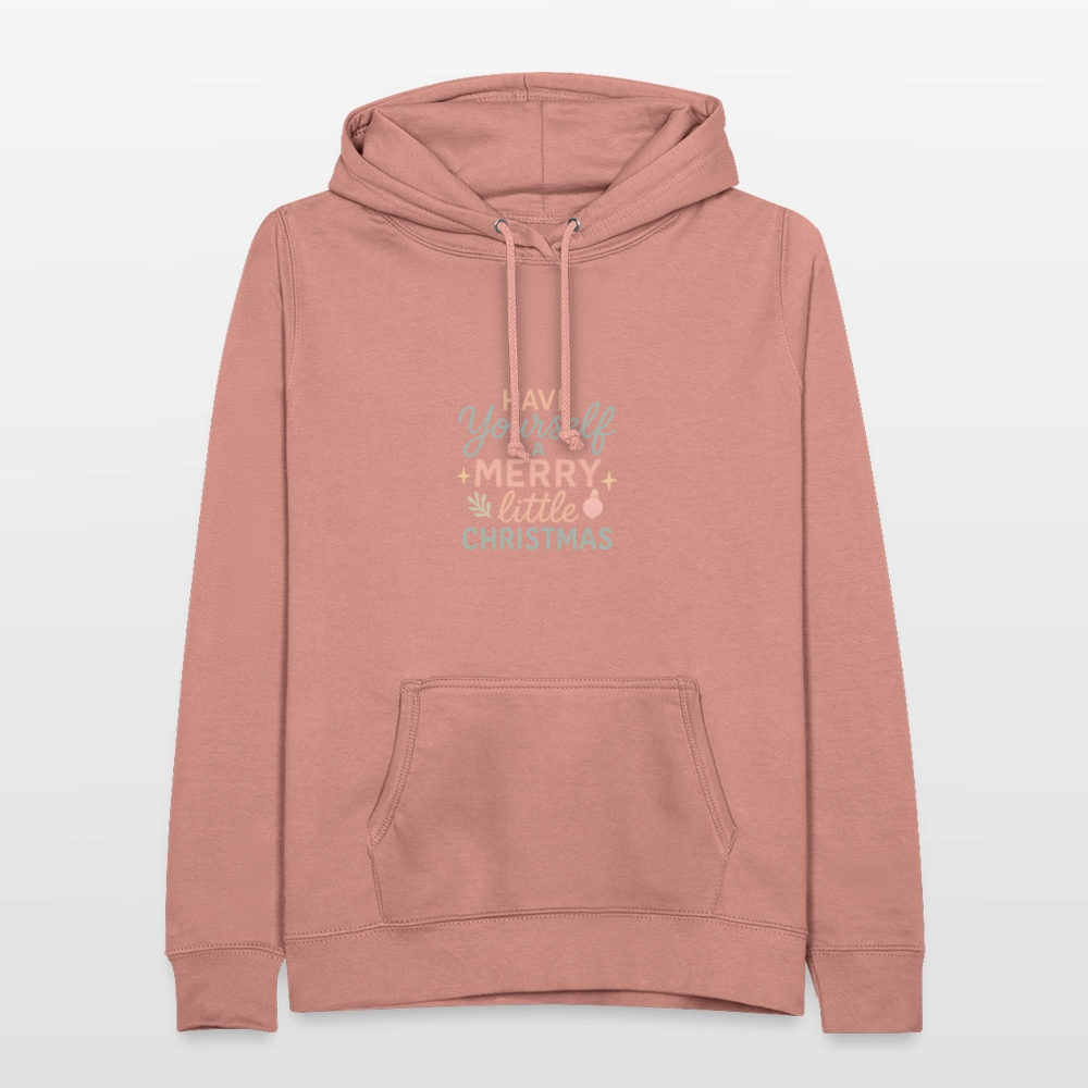 Frauen Hoodie "Have Yourself a Merry Little Christmas" - Altrosa