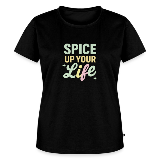 Frauen Premium T-Shirt "spice up your life" - Schwarz