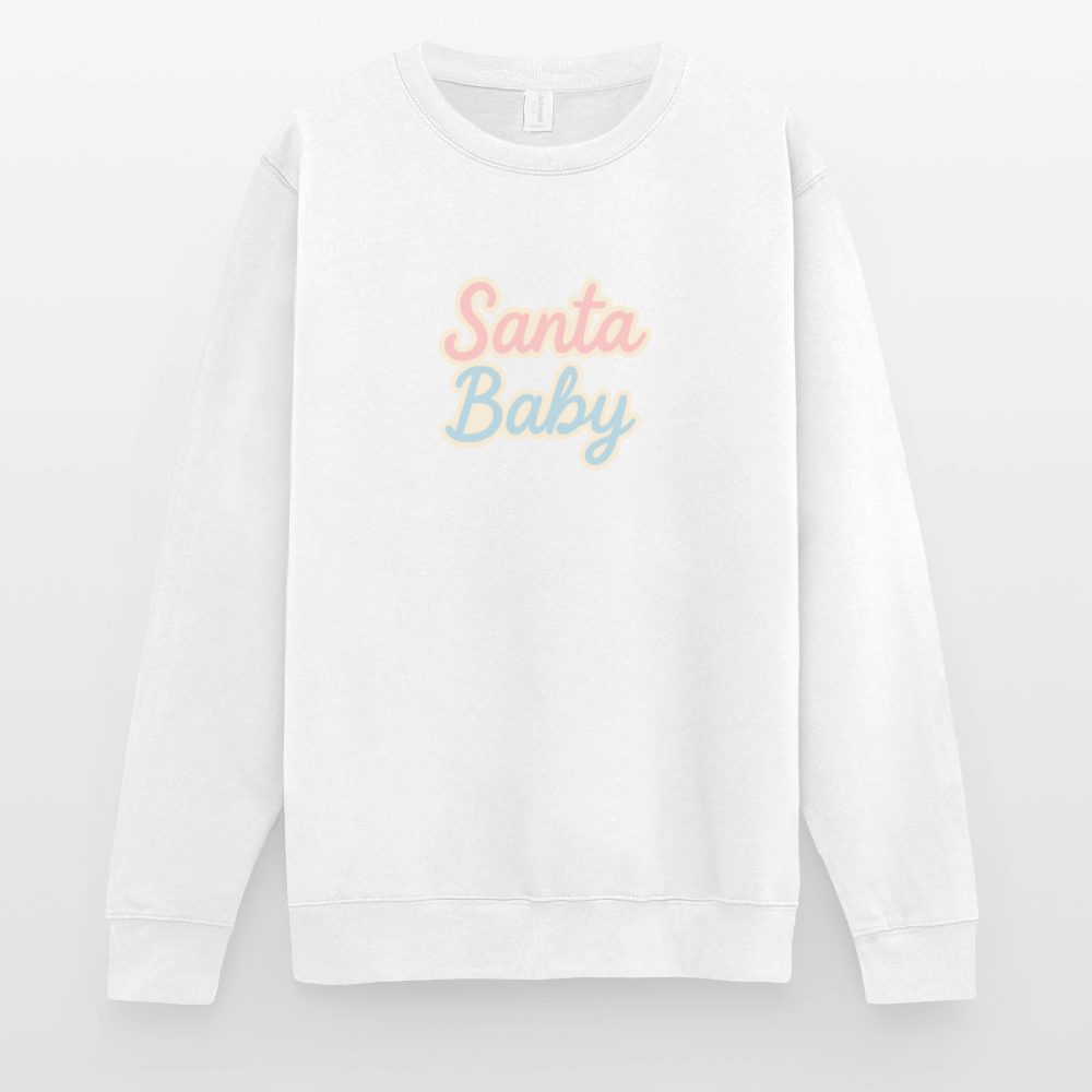 Unisex Pullover "Santa Baby" - Weiß