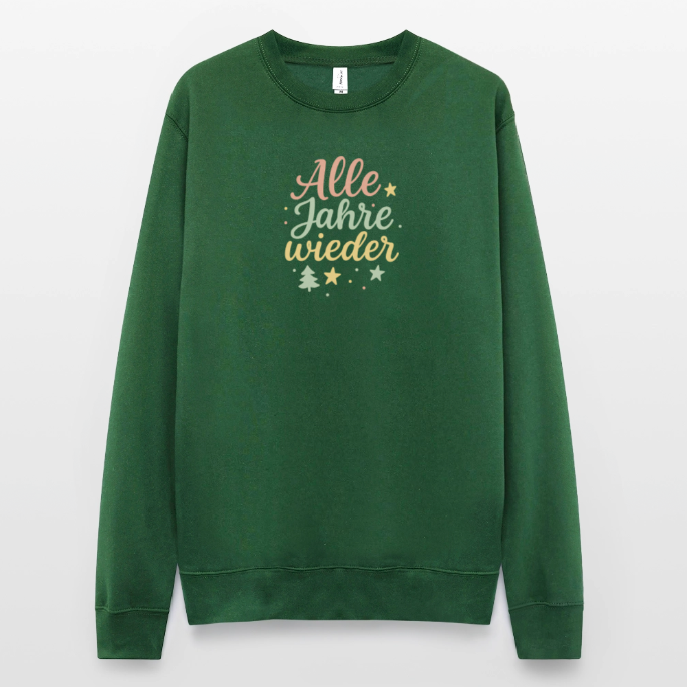 Unisex Pullover "Alle Jahre wieder" - Grün