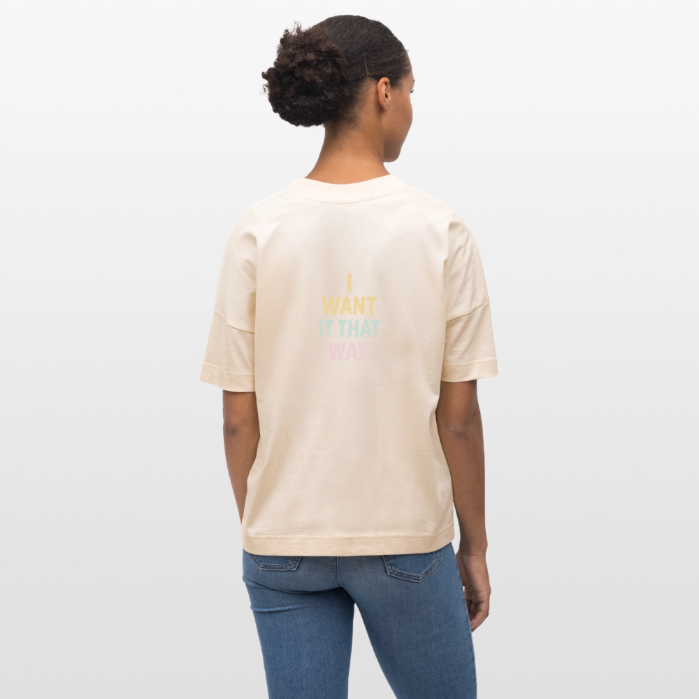 Oversized Shirt "BSB that way" - Weißgrau