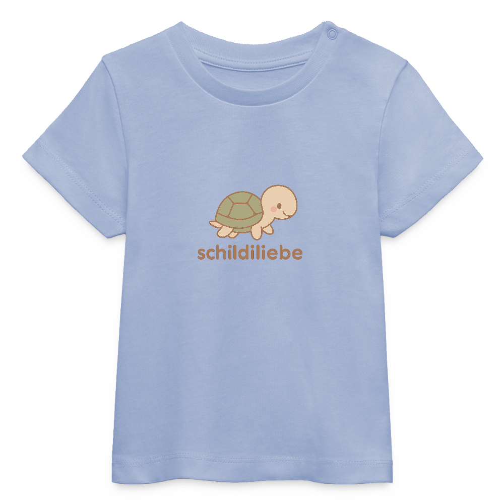 Baby Bio-T-Shirt "Schildkröte" - Sky