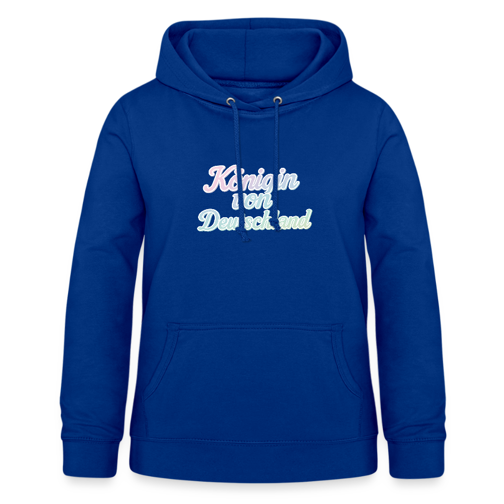 Frauen Hoodie "Königin von Deutschland" - Royalblau