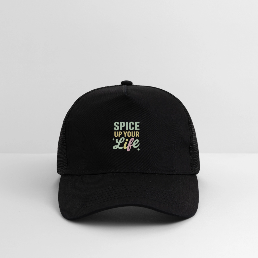 Cap "Spice up your life" - Schwarz/Schwarz
