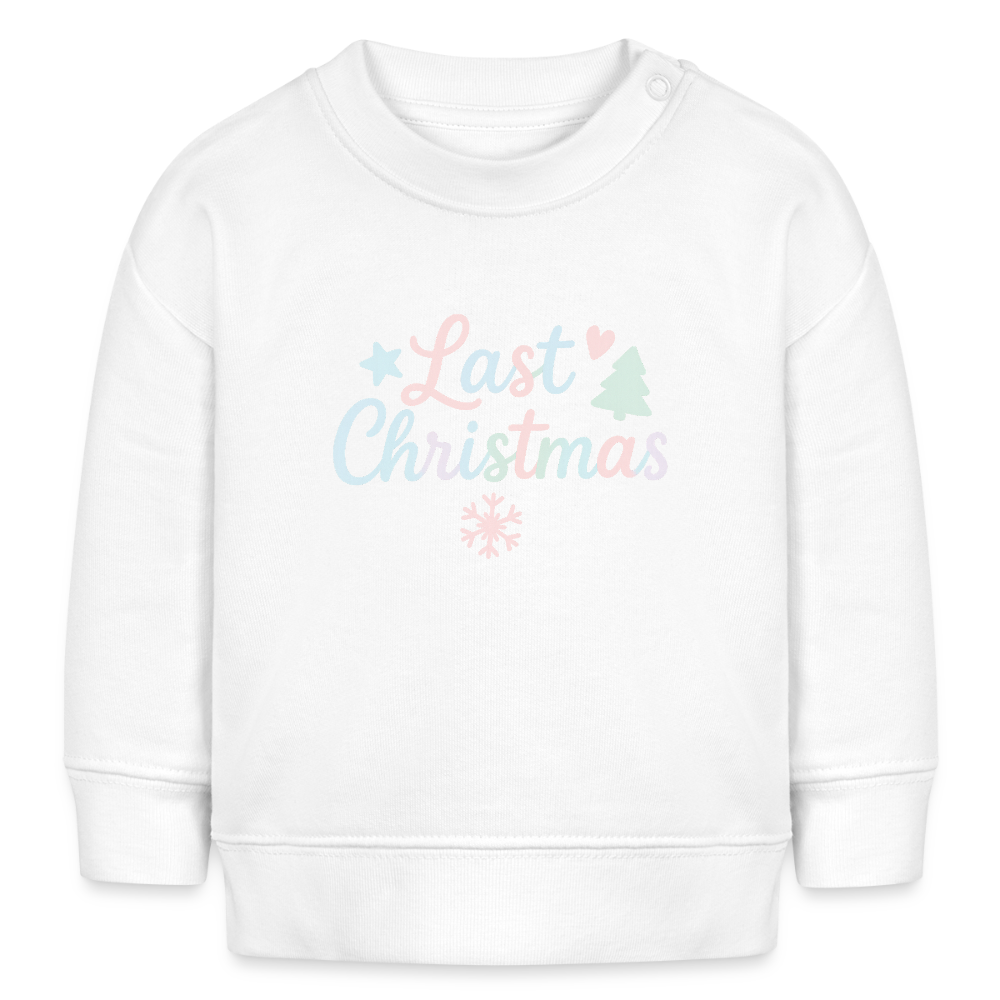 Bio-Sweatshirt "Last Christmas" - Weiß