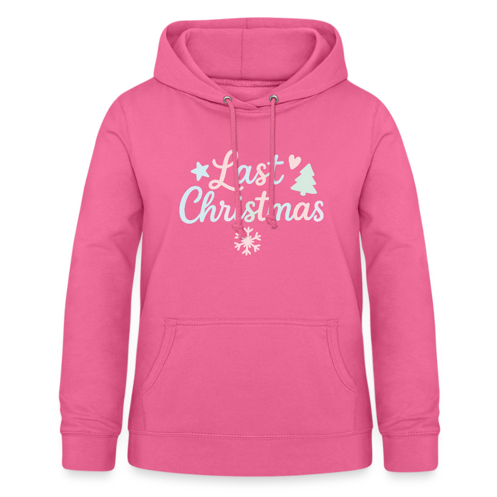 Frauen Hoodie "Last Christmas" - Pink