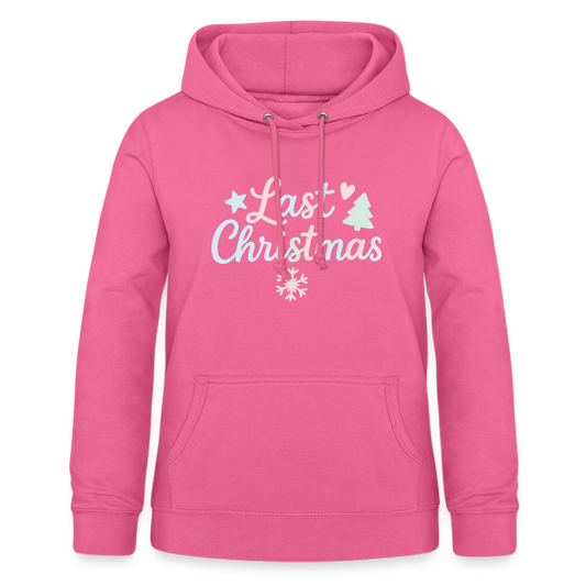 Frauen Hoodie "Last Christmas" - Pink