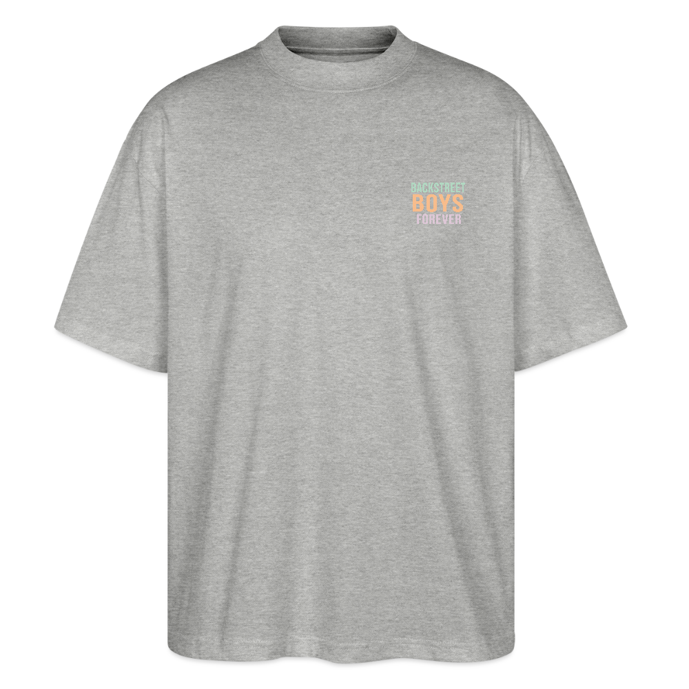 Oversized Shirt "BSB that way" - Grau meliert