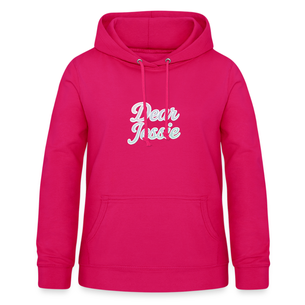 Frauen Hoodie "Dear Jessie" - dunkles Pink