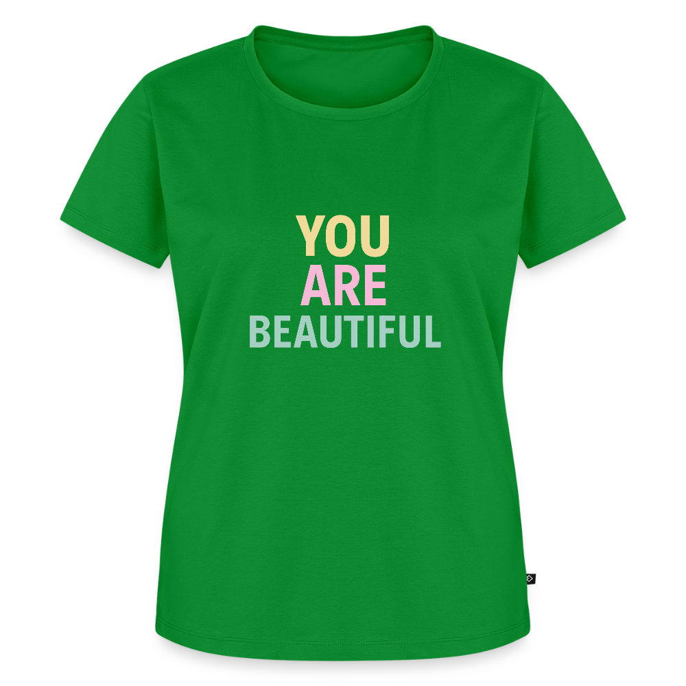 Frauen Premium T-Shirt "beautiful" - Grün