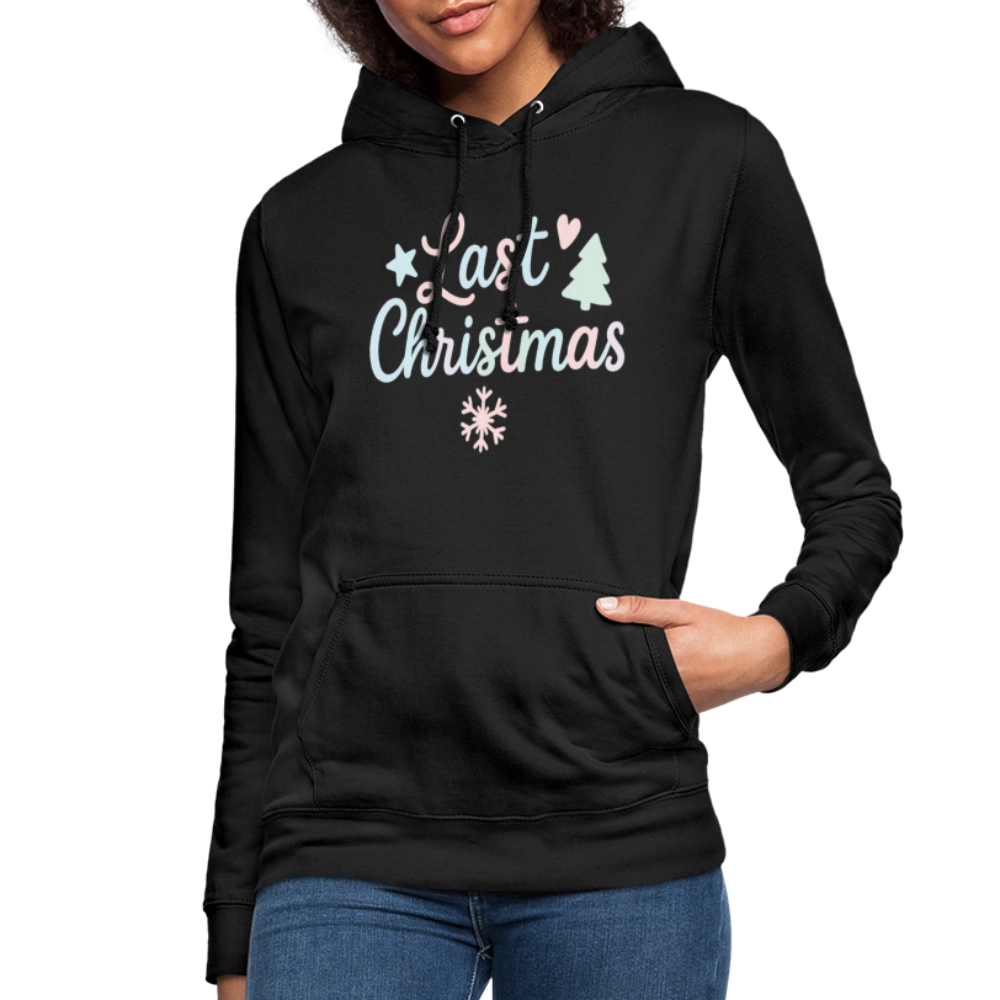 Frauen Hoodie "Last Christmas" - Schwarz