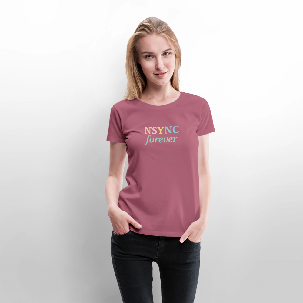 Frauen Premium T-Shirt "N'SYNC forever" - Mauve