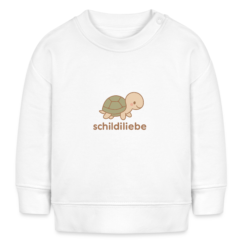 Bio-Sweatshirt "Schildkröte" - Weiß