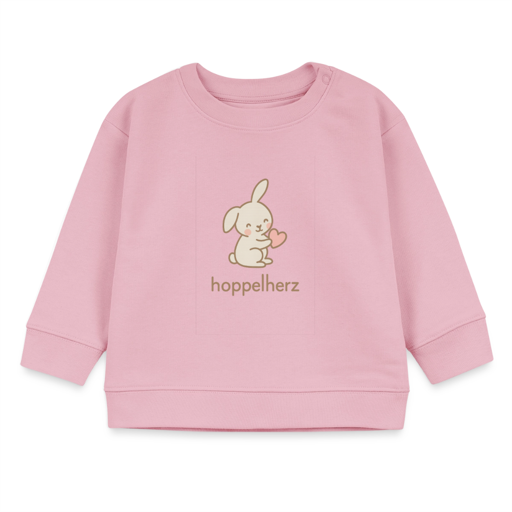 Bio-Sweatshirt "Hase" - Hellrosa
