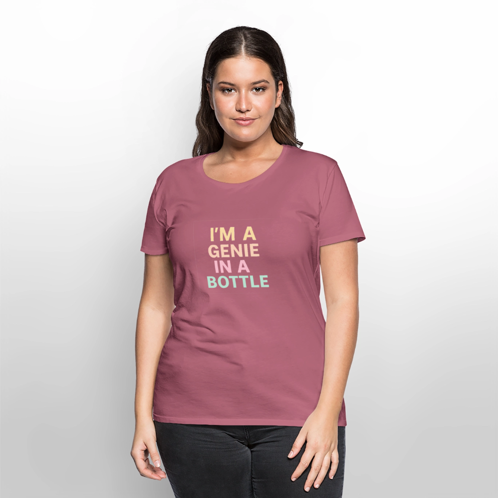 Frauen Premium T-Shirt "genie in a bottle" - Mauve