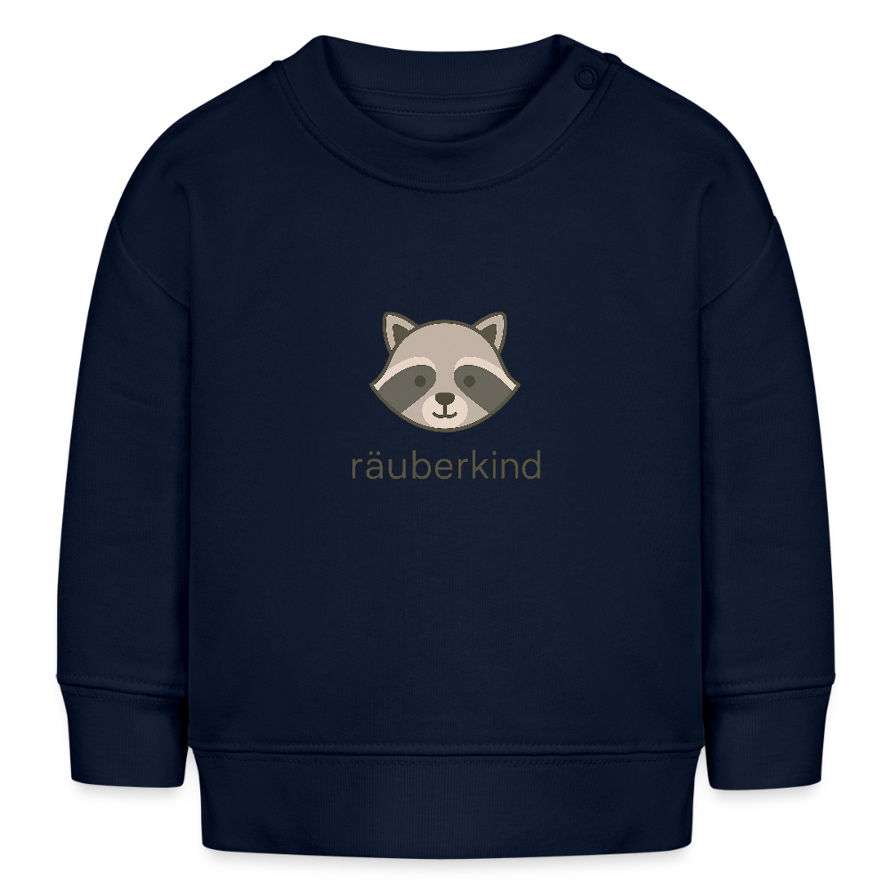 Bio-Sweatshirt "Waschbär" - Navy